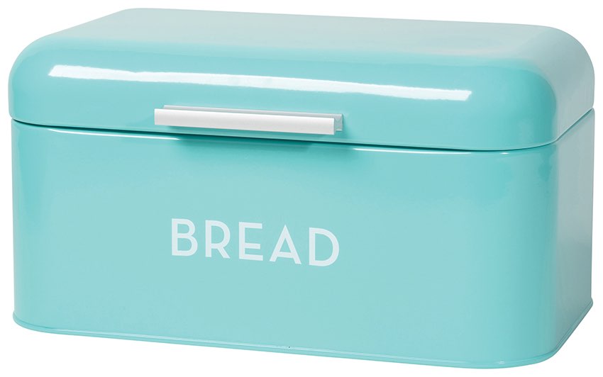 Retro Bread Box Bali Blue Bread Bin, Grate Kitchen Shoppe